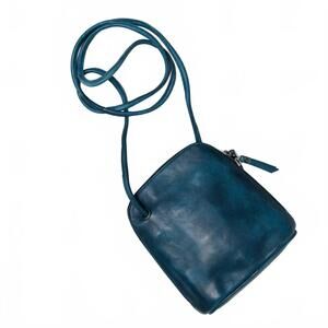 NEW LATICO women's lilly leather crossbody bag in denim